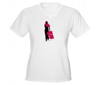 iShop Women's V-Neck T-Shirt