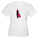 iShop Women's V-Neck T-Shirt