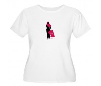 iShop Women's Plus Size Scoop Neck T-Shirt