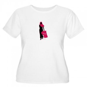 iShop Women's Plus Size Scoop Neck T-Shirt