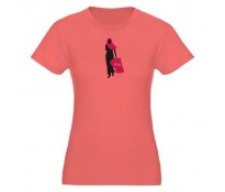 iShop Organic Women's Fitted  Dark T-Shirt