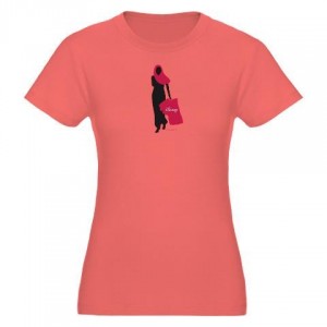 iShop Organic Women's Fitted  Dark T-Shirt